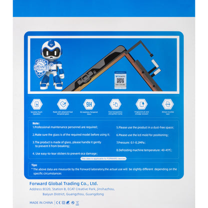 Touchscreen Forward Guard OCA za Apple iPad Pro 12.9 (2021), Crna