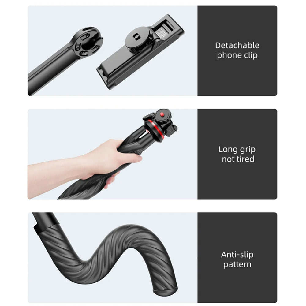 Trepied 1/4inch Techsuit C02, Crni