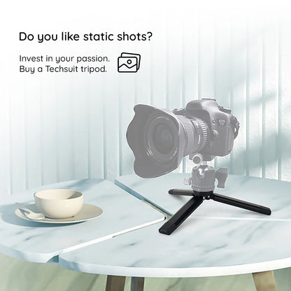 Trepied 1/4inch Techsuit TPD2, Crni