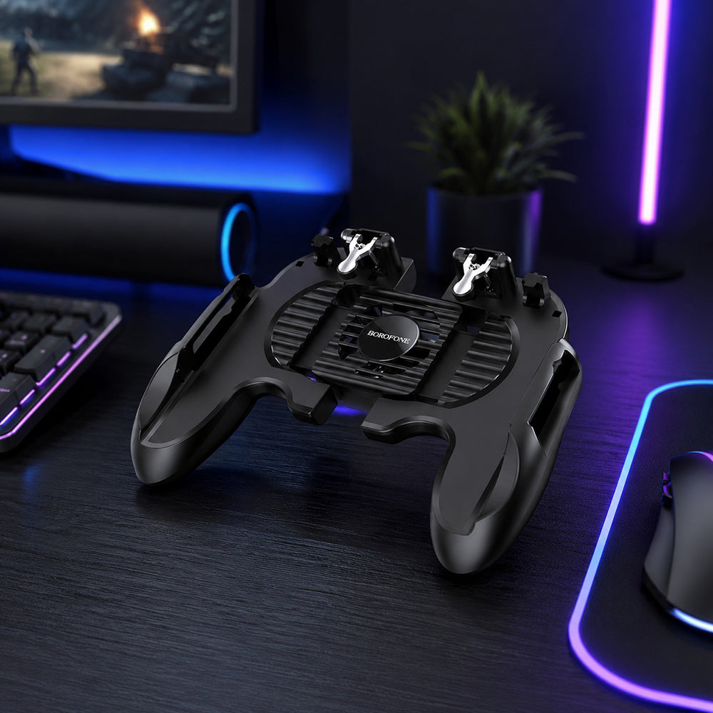 Trigger Gaming Borofone BG3 Warrior za Telefon 4.5inch - 6.7inch, Crna