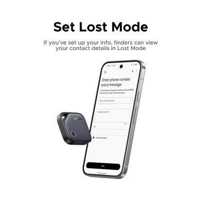 UGREEN SmartTag FineTrack za Android Series, siva