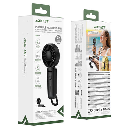 Prenosivi ventilator Acefast YF2, Crni