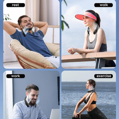 Prenosivi ventilator Techsuit S8, Crni