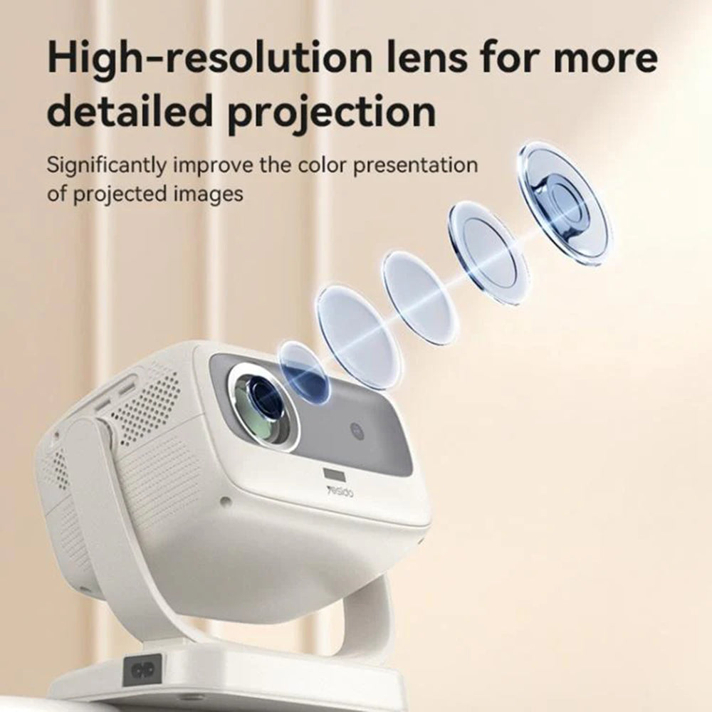 Videoprojektor Yesido TV13, 720P, 190ANSI, Android 9.0, Beli