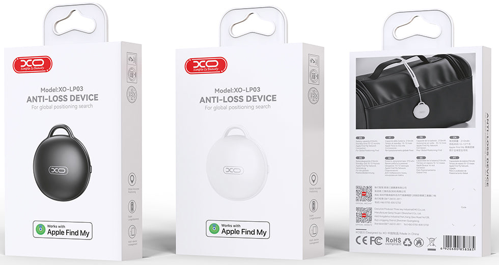 XO Design SmartTag LP03 za iOS seriju, Beli