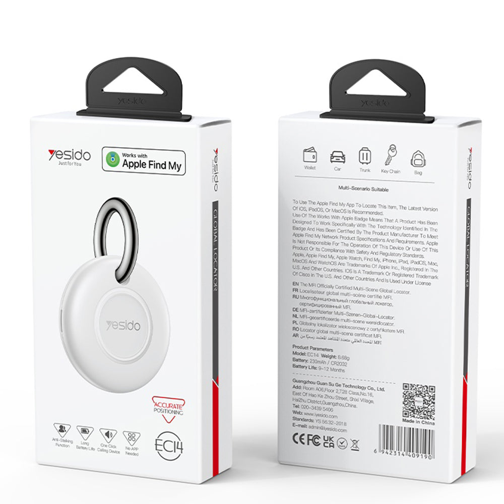 Yesido SmartTag EC14 za iOS seriju, Beli